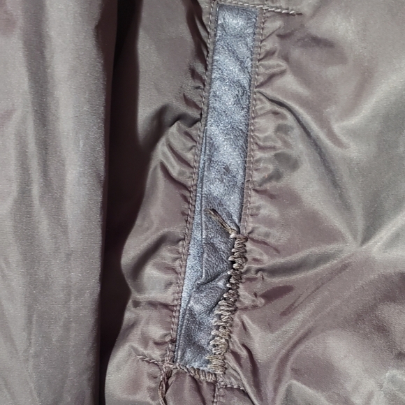 Z Brand Young Men’s Graphic Distressed Lightweight Brown Lined Zip Up Jacket - Picture 8 of 10